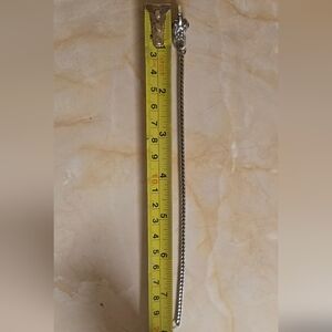 EUC!! TROLLBEADS BRACELET WITH LOVE KNOT CLASP! 8" TO MAKE ROOM FOR BEADS 7"